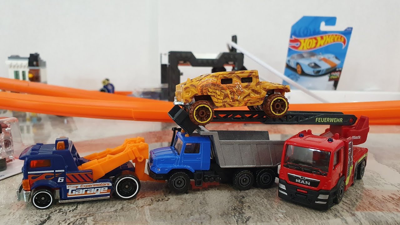 Грузовики от Hot Wheels, Majorette, Welly и Matchbox. Humvee от Hot Wheels