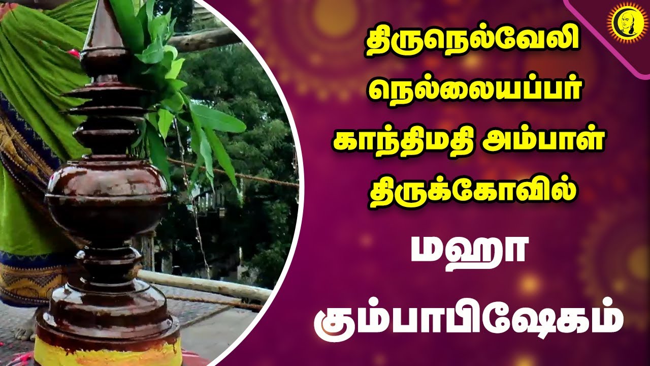 திருநெல்வேலி நெல்லையப்பர் திருக்கோவில் | மஹா கும்பாபிஷேகம் | Nellaiappar Temple Kumbabishekam
