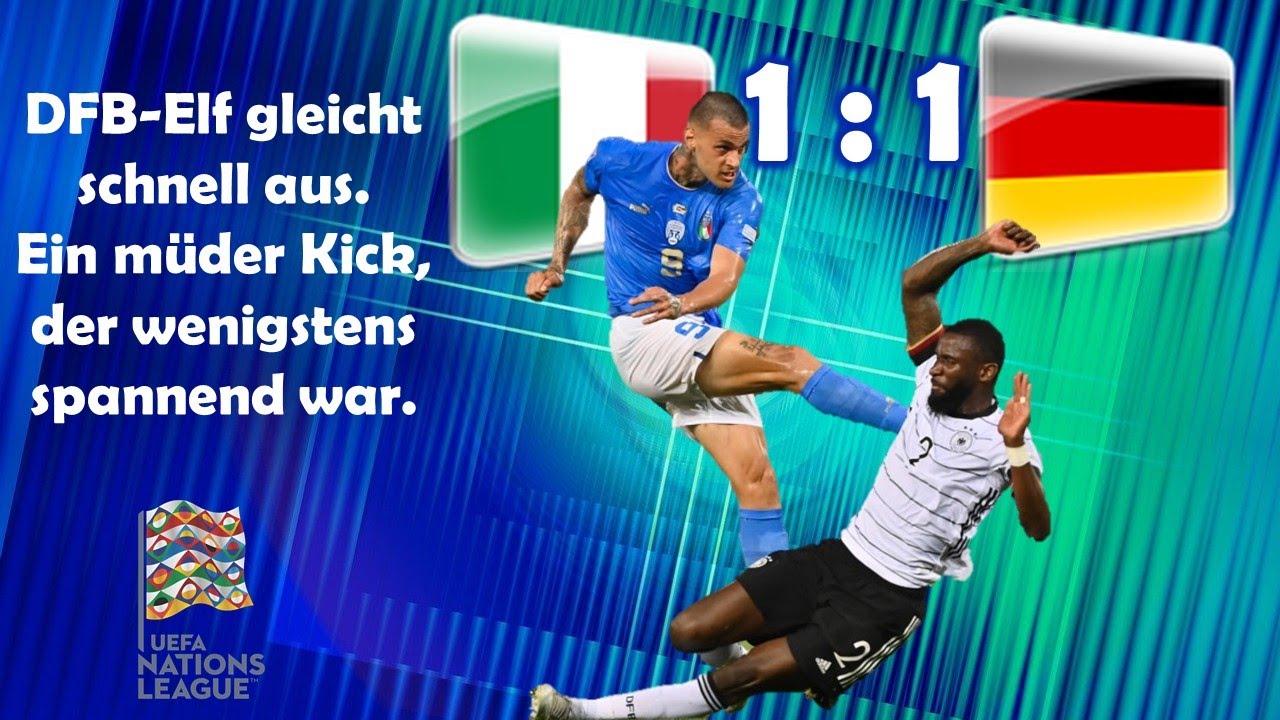 2022-06-04 Italien - Deutschland 1:1 (UEFA Nations League) komplette Radio-Übertragung