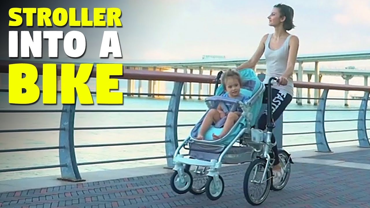 Alfawise Bike Stroller | This Baby Stroller Turns into a Bicycle
