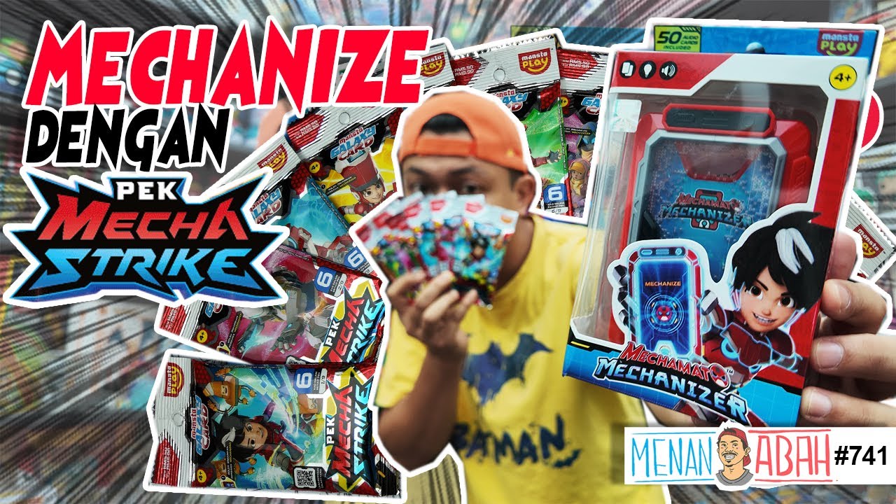 MECHANIZER MECHAMATO betul-betul wujud?! Jom unbox bersama pek MECHA STRIKE! [MenanAbah Ep.741]