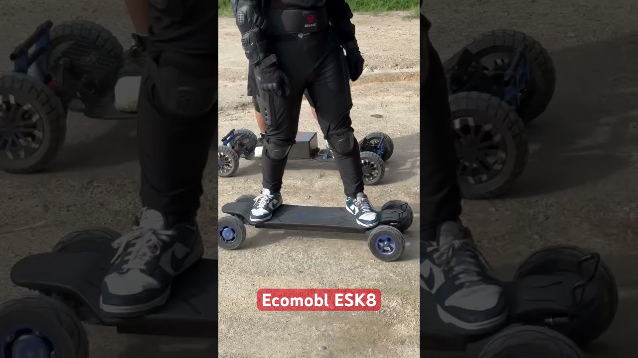 Ecomobl Esk8 electric skateboard for all terrain