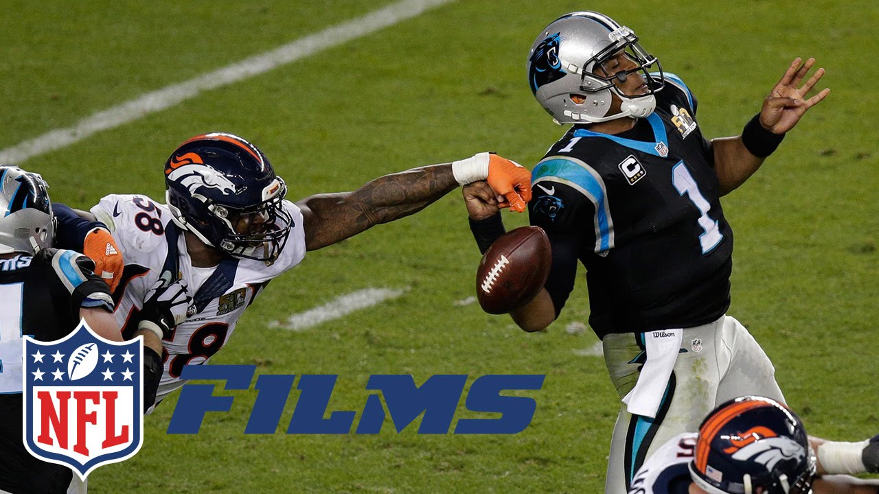 Von Miller Gets to Cam Newton | Super Bowl 50: Panthers vs. Broncos | NFL Turning Point | NFL Films
