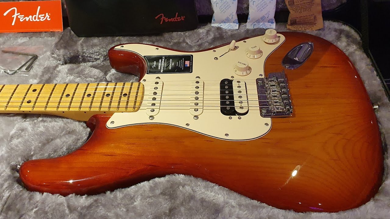NEW Fender Sienna Sunburst Roasted Pine Stratocaster American Professional II Video