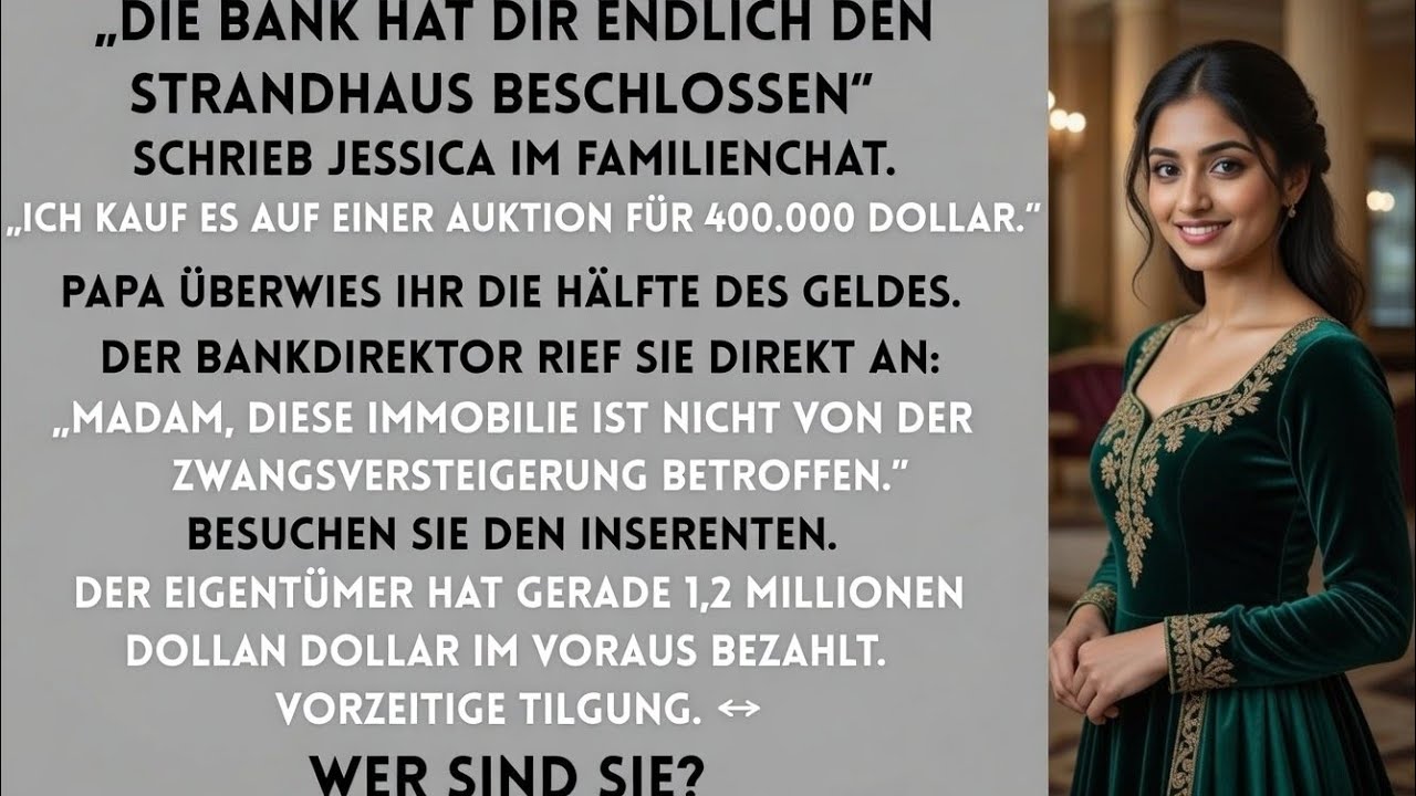 Meine Schwester beanspruchte mein zwangsversteigertes Strandhaus – dann rief der Bankchef wegen..