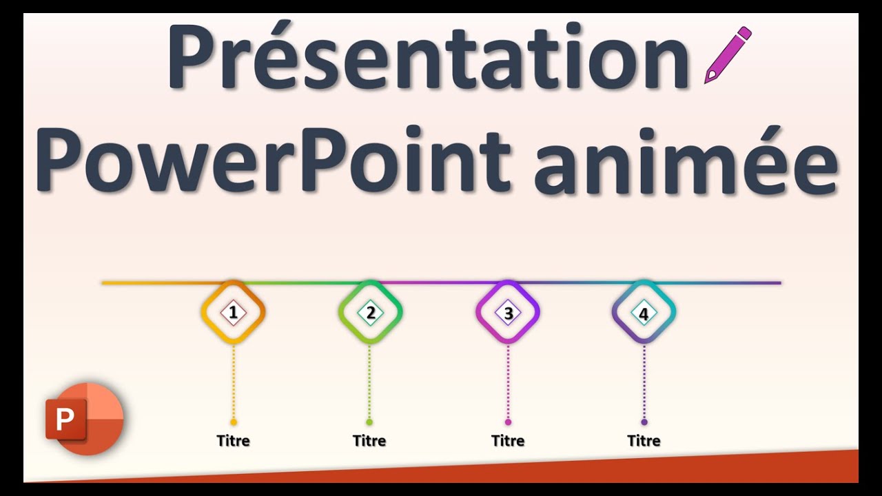 Modèle de présentation PowerPoint animée