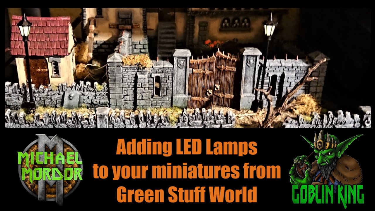 Beginners guide to adding Green Stuff World LED lighting to your miniatures. Warhammer Fantasy.
