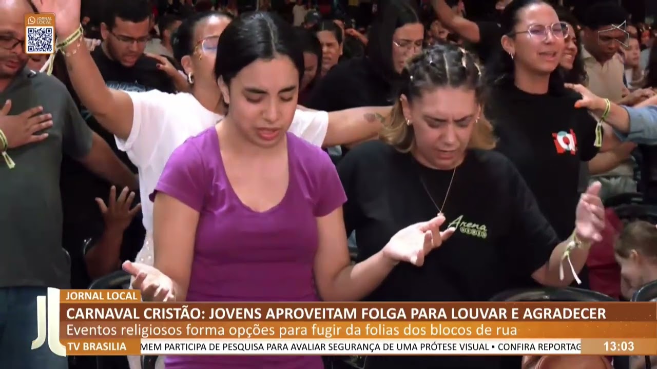 JL - Carnaval cristão: jovens aproveitam folga para louvar e agradecer