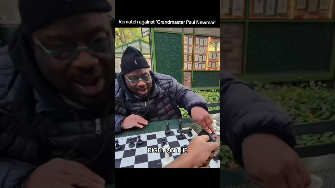Матч-реванш против гроссмейстера Пола Ньюмана (полная партия)
