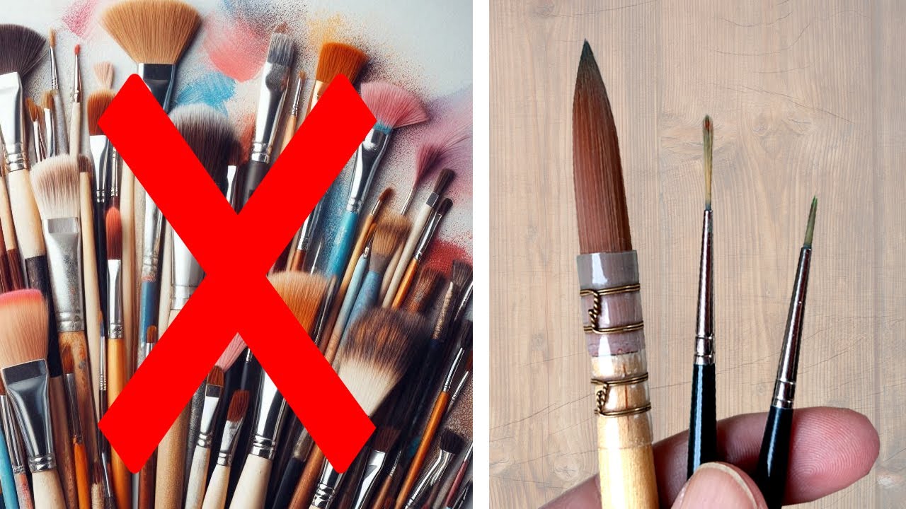 Aquarellpinsel die du wirklich brauchst und wie sie ewig leben
