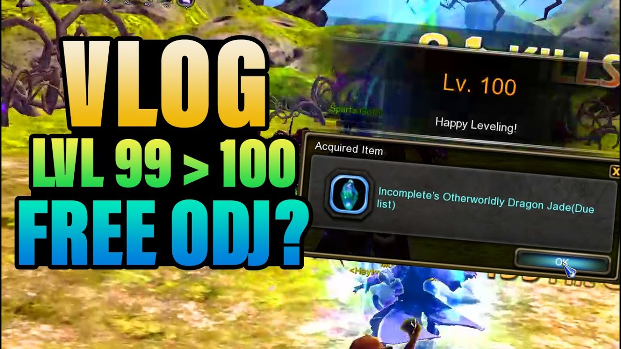 [VLOG #4] Leveling to 100 & Getting Free ODJ Otherworldly Dragon Jade in Dragon Nest SEA!