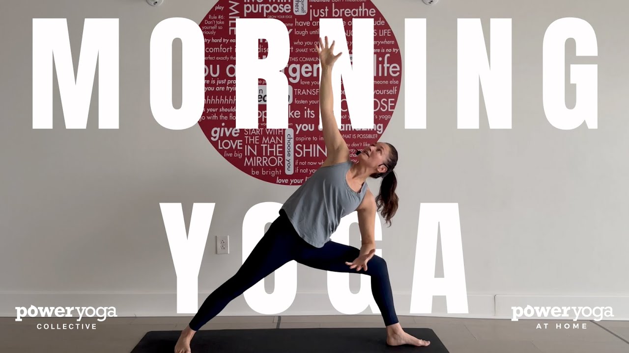 15 Min Morning Yoga | Full Body Power Stretch for Beginners with Kinndli
