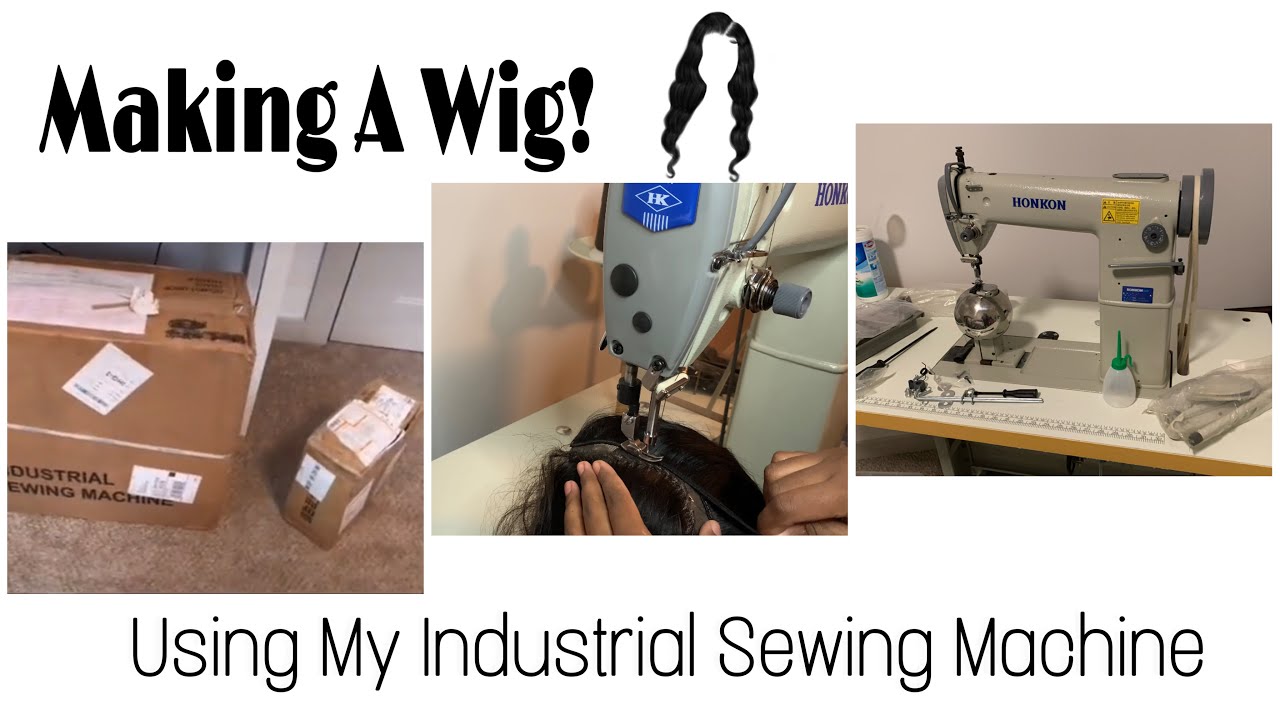 Let's Make A Wig... using my Industrial Sewing Machine!