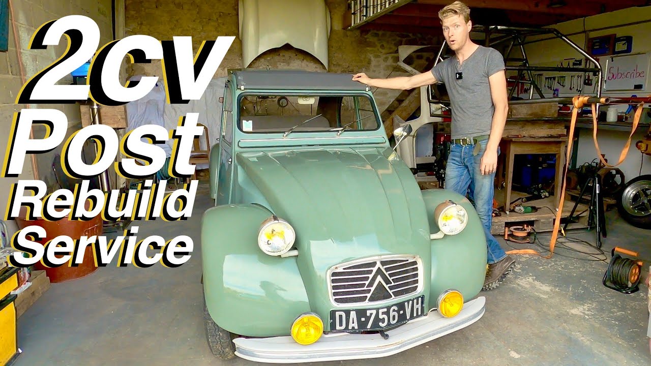 Citroen 2cv Первое обслуживание после ремонта