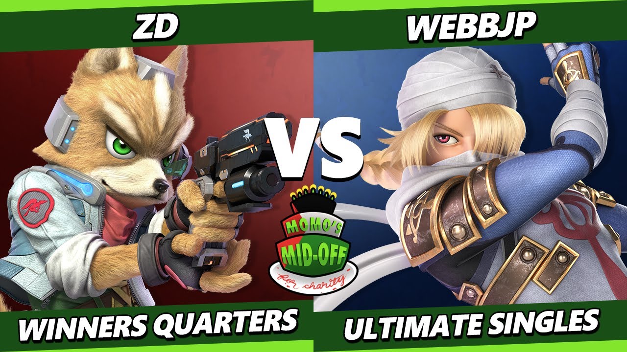 Momo's Mid-Off - ZD (Fox) Vs. WebbJP (Sheik) SSBU Ultimate Tournament
