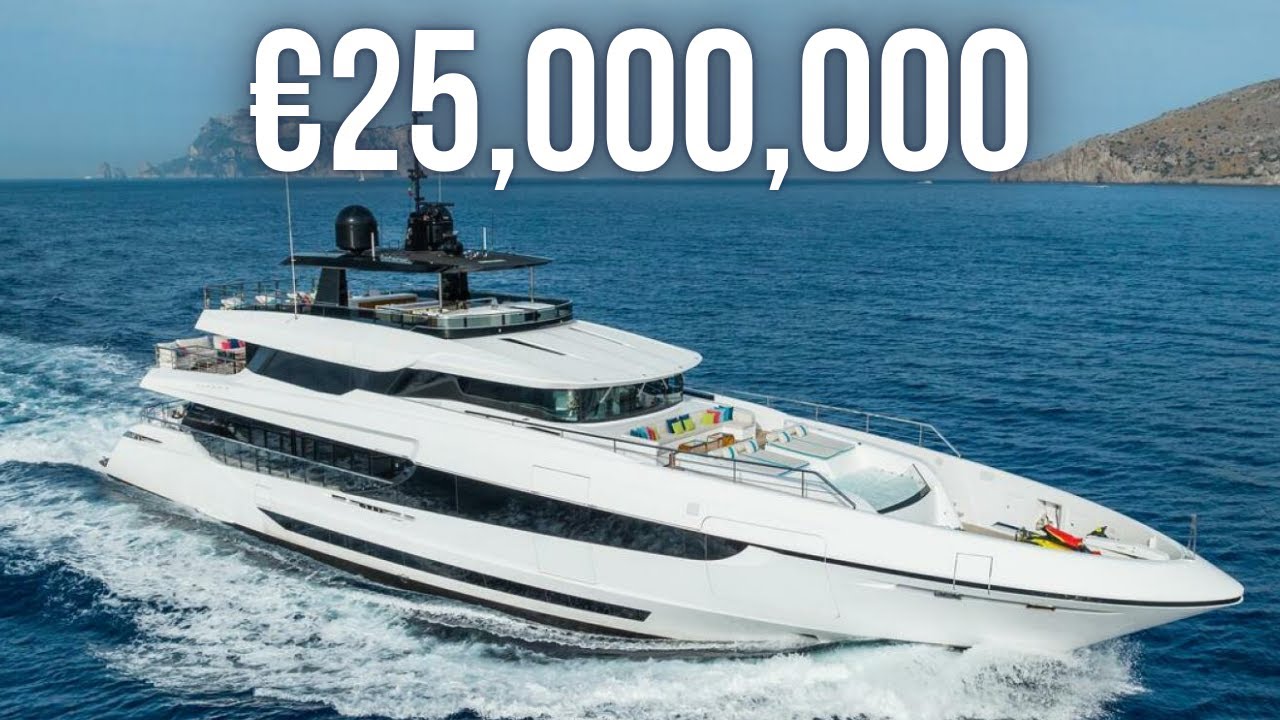 Путешествие на суперяхте Mangusta Oceano 43 стоимостью 25 000 000 евро