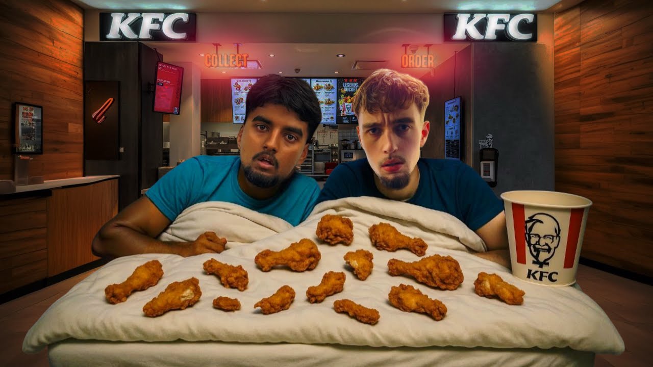 OVERNACHTEN IN DE KFC! 