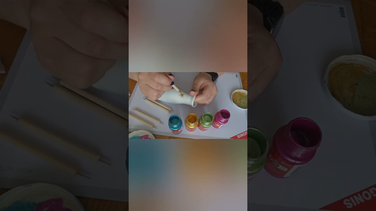 Punktemalerei Set und Softbrush mit GONIS GlasDecor