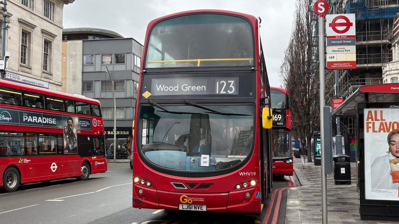 FRV | Go-Ahead London Route 123 - Wood Green to Ilford, Hainault Street - (WHV19, LJ61 NVE)