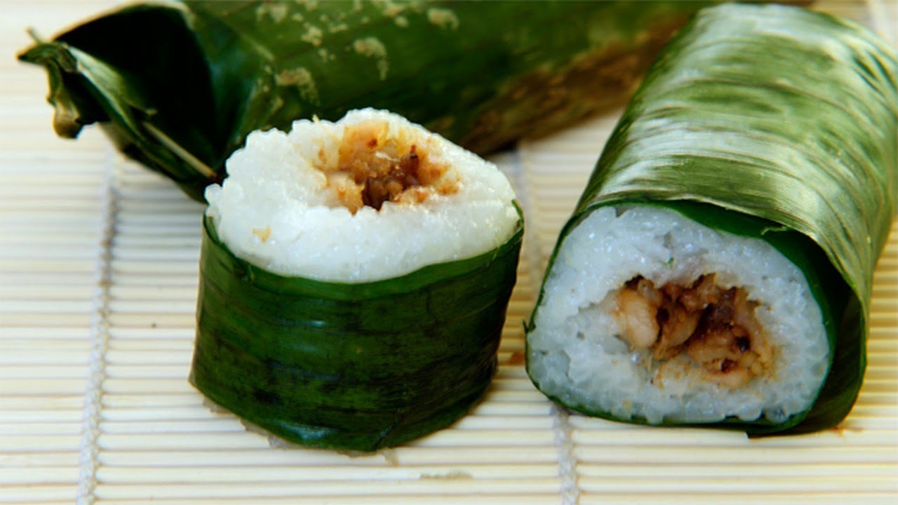 LEMPER Glutinous Rice Wrapped in Banana Leaves from Indonesia