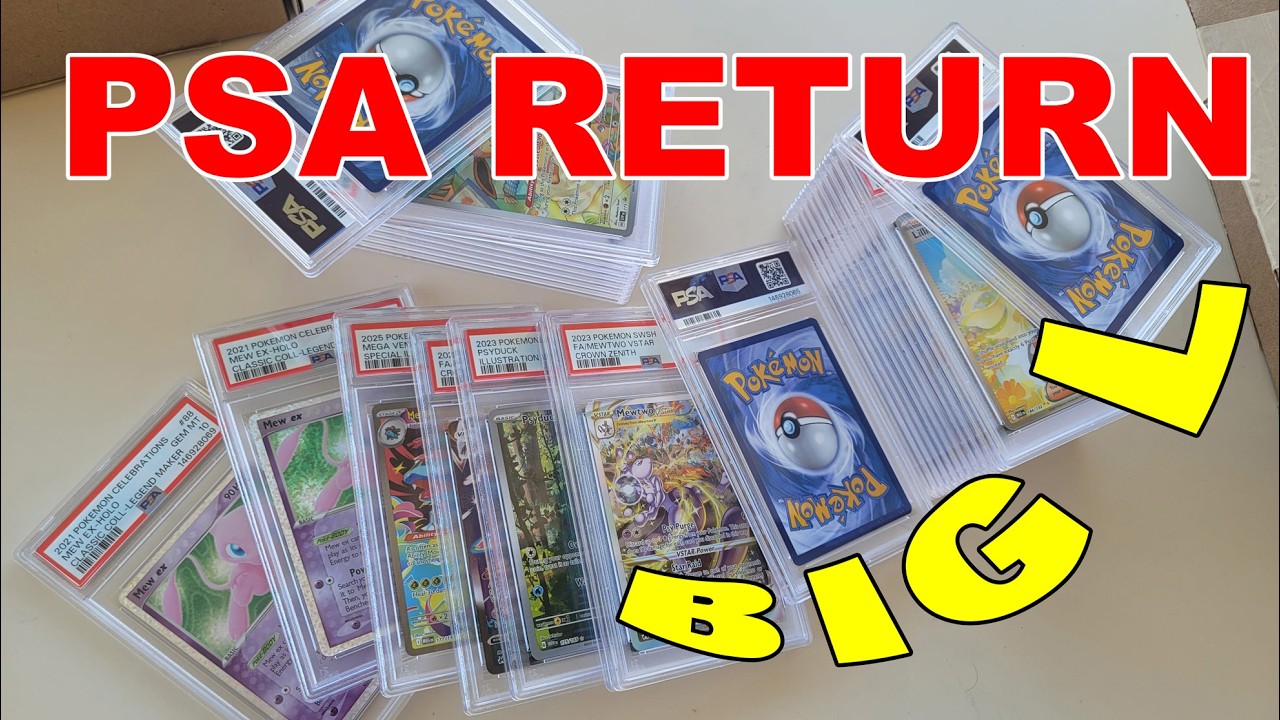 2026 29x Gamestop PSA Pokemon Cards Graded Unveiled Return