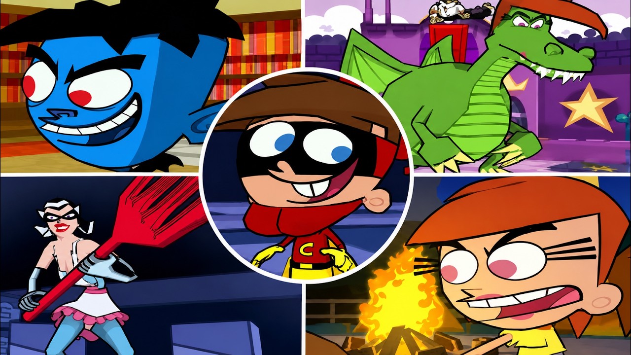 Fairly OddParents! Breakin' Da Rules All Bosses | Boss Fights  (PS2, XBOX, Gamecube)
