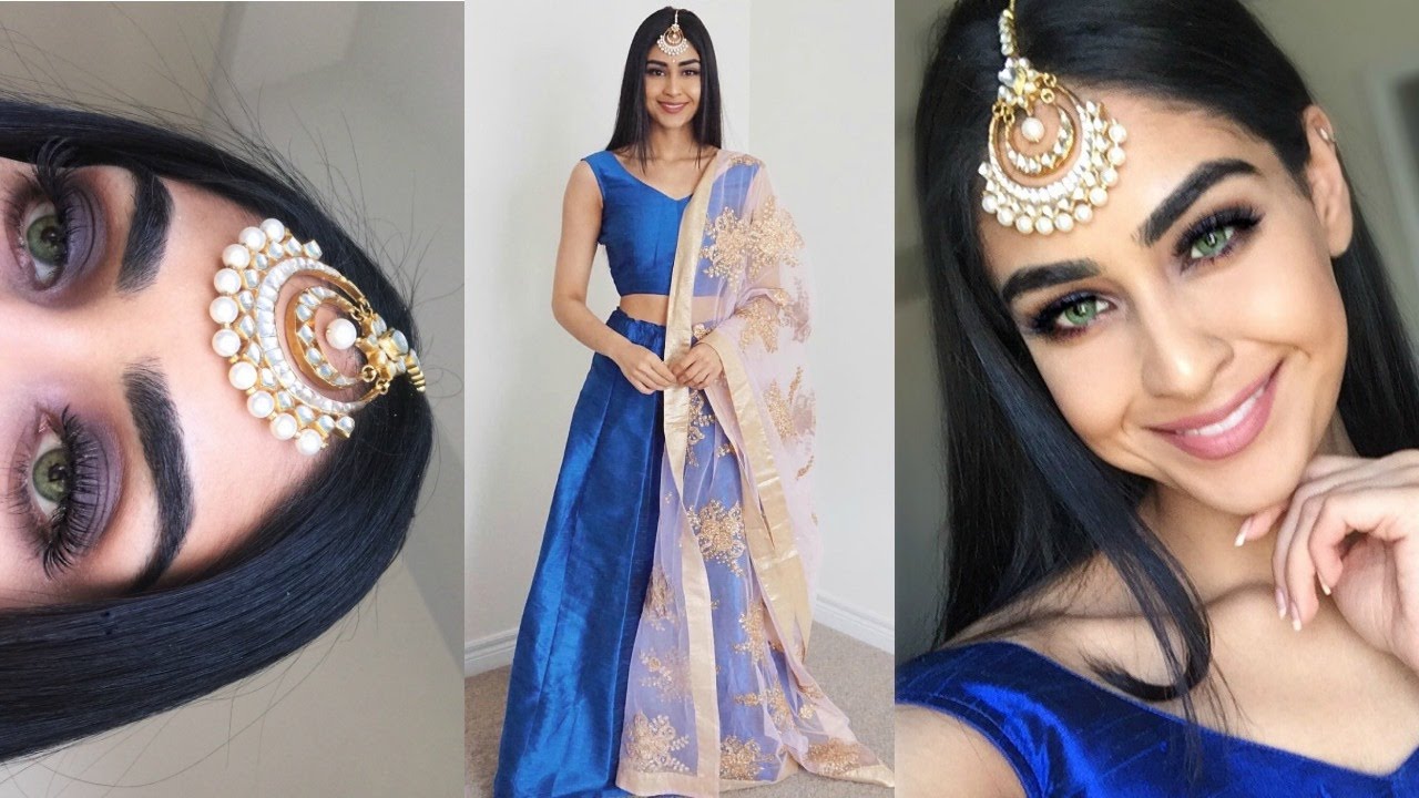 GRWM | Indian Wedding Party Guest | Brown Smokey Eyes