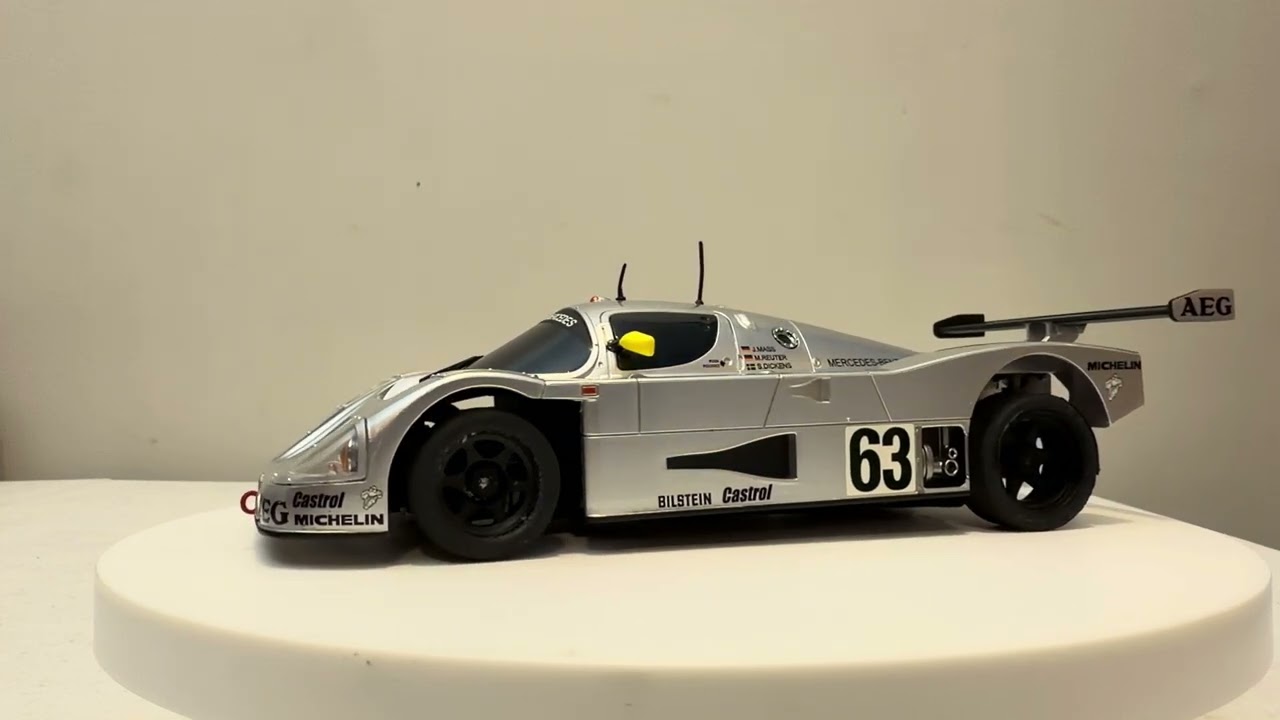 Mini-Z RWD Sauber Mercedes Groupe C Rennsportwagen C9 #63 (1989 LM) #udrc