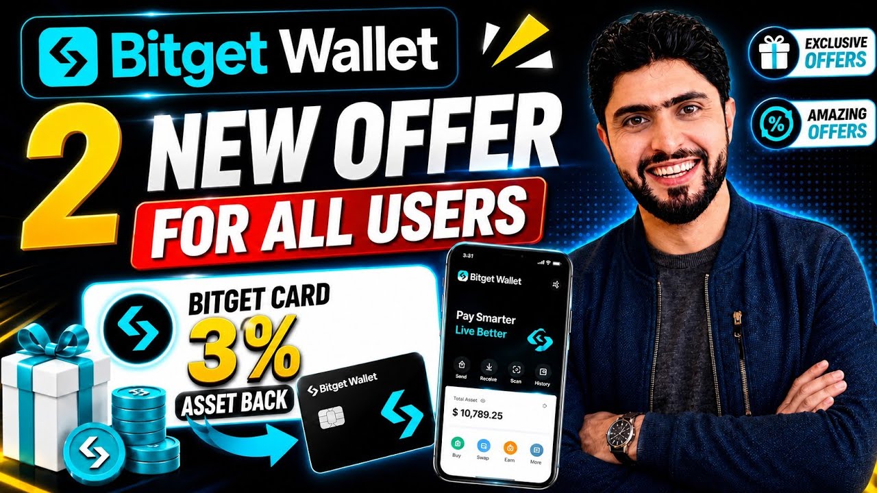 Bitget Web3 Virtual Card 2 New Best Offers is live || Bitget Wallet New Card Offer Full Guide 