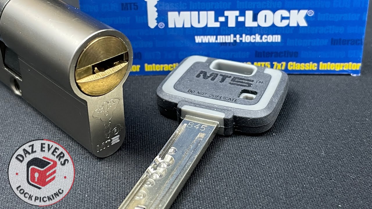 Quick pick on a Mul-t-lock MT5 (picking tips on Pin in pin locks)
