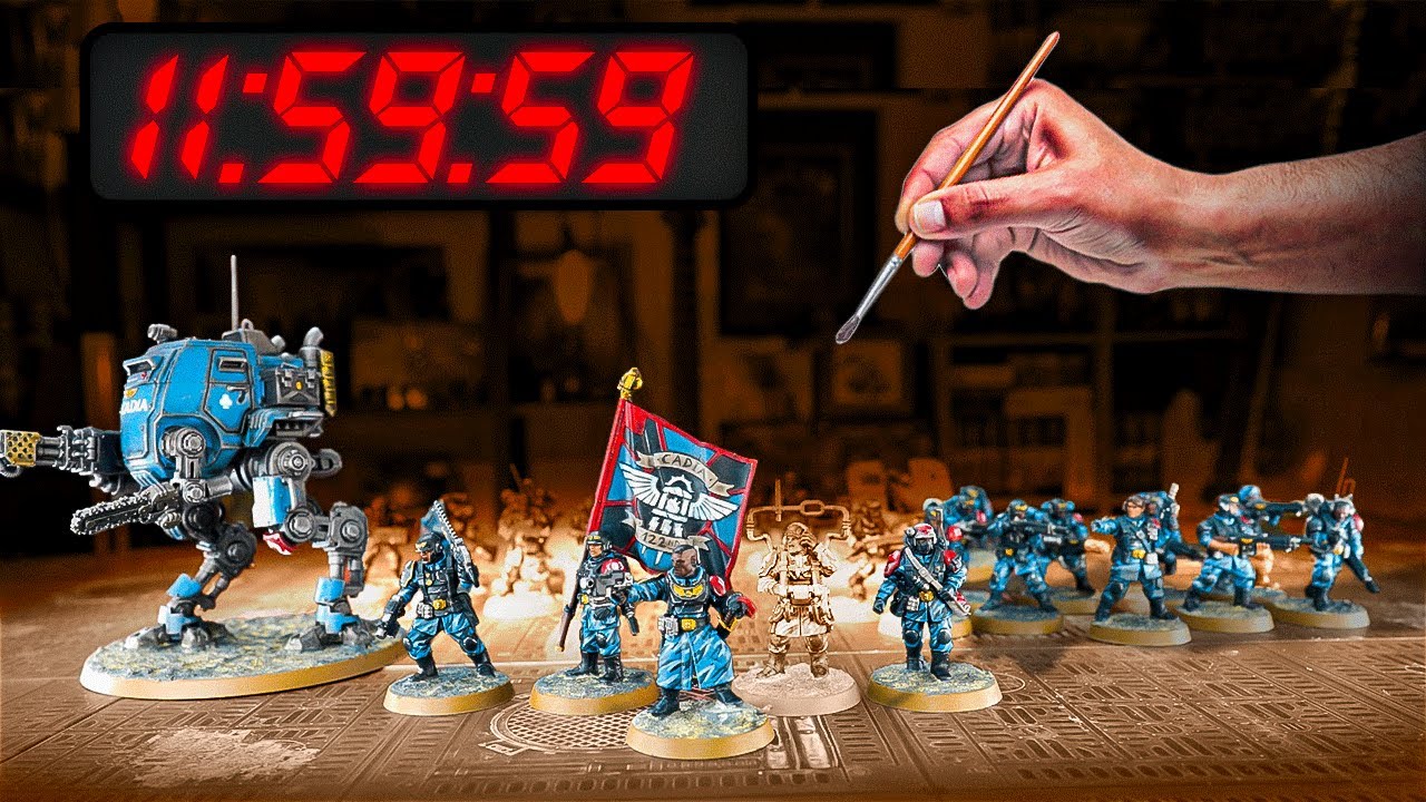 Can You Build & Paint a Warhammer army in 12 hours?!