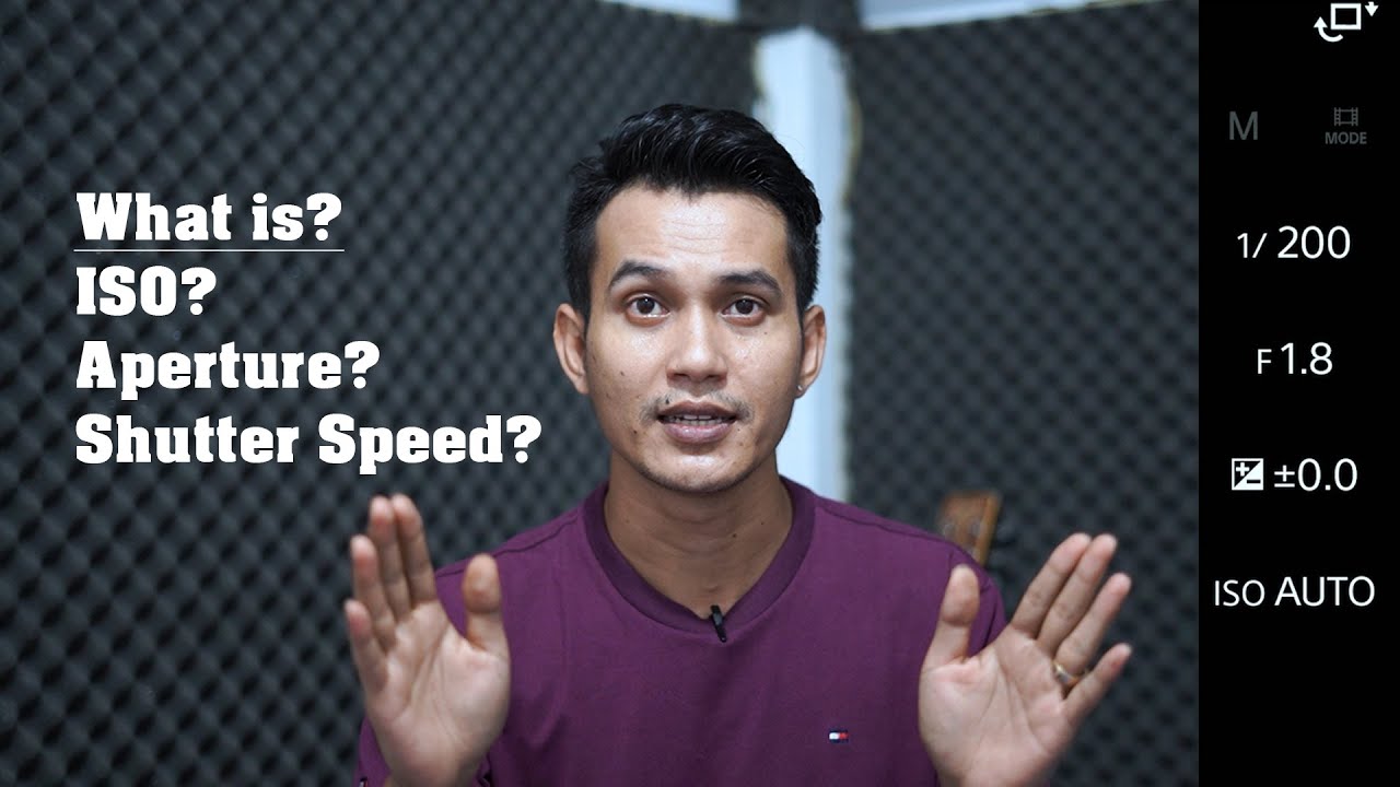 Ep1: What Is triangle Expose? ISO? Aperture? Shutter Speed? [Khmer Dub]
