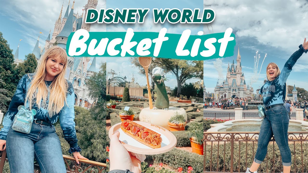 My 2021 DISNEY WORLD Bucket List | Things to Do In Disney World