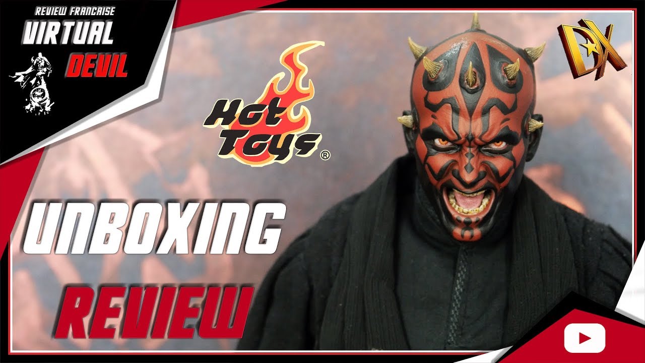 HOT TOYS - DARTH MAUL WITH SPEEDER - DX17 - STAR WARS !!! UNBOXING & REVIEW !!