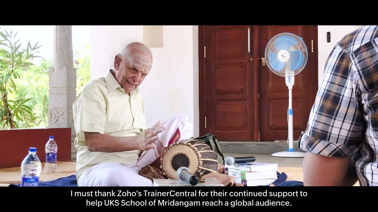 How UKS School of Mrudangam Teaches Aspiring Musicians Across The World Using TrainerCentral