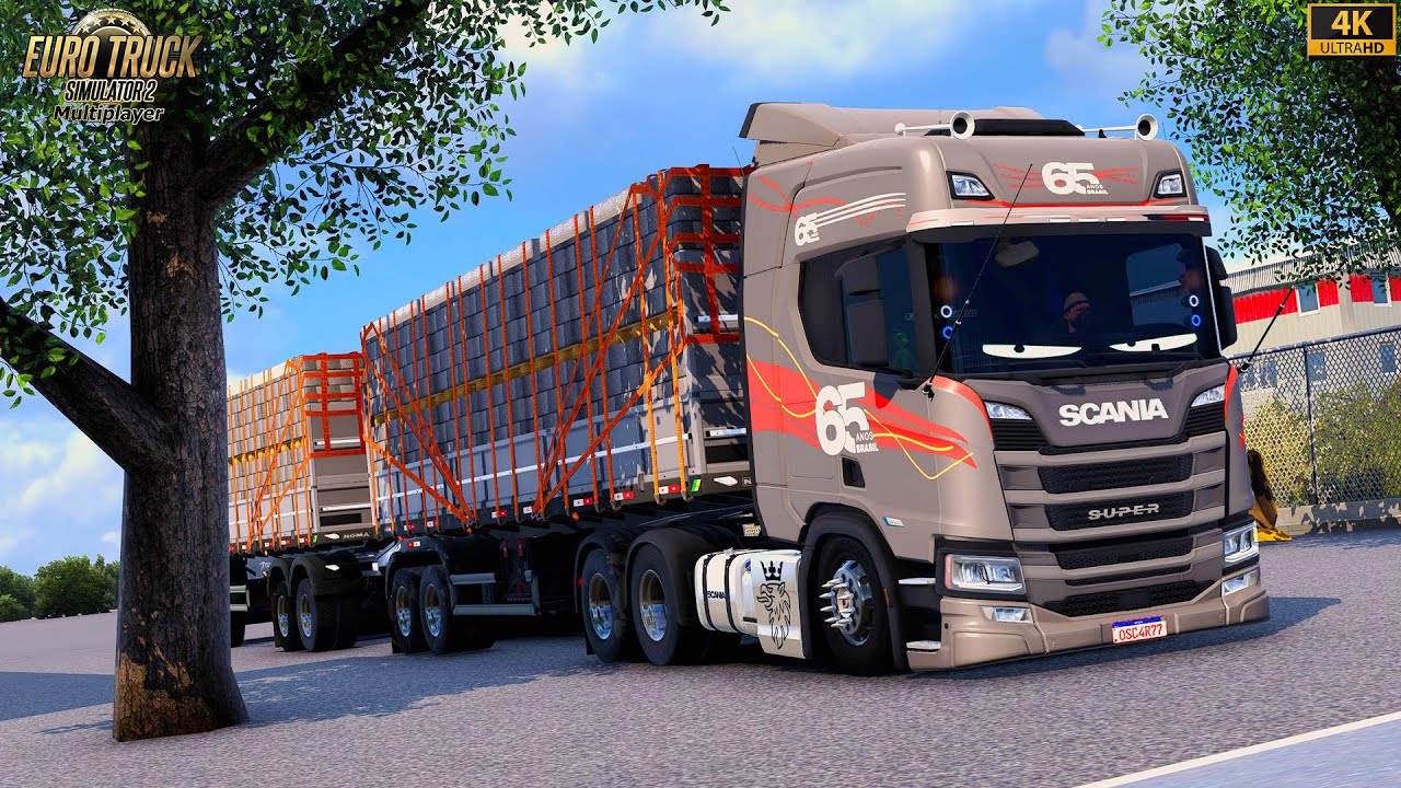 (66 t) na Pressão Scania NTG SUPER Qualificada Rodotrem Noma Titanium Ets2 V1.57
