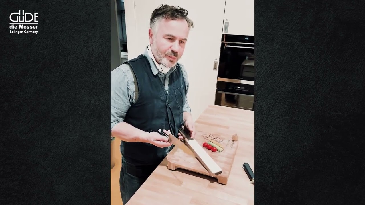 Messer richtig sch&auml;rfen - G&Uuml;DE zeigt Euch wie es geht!