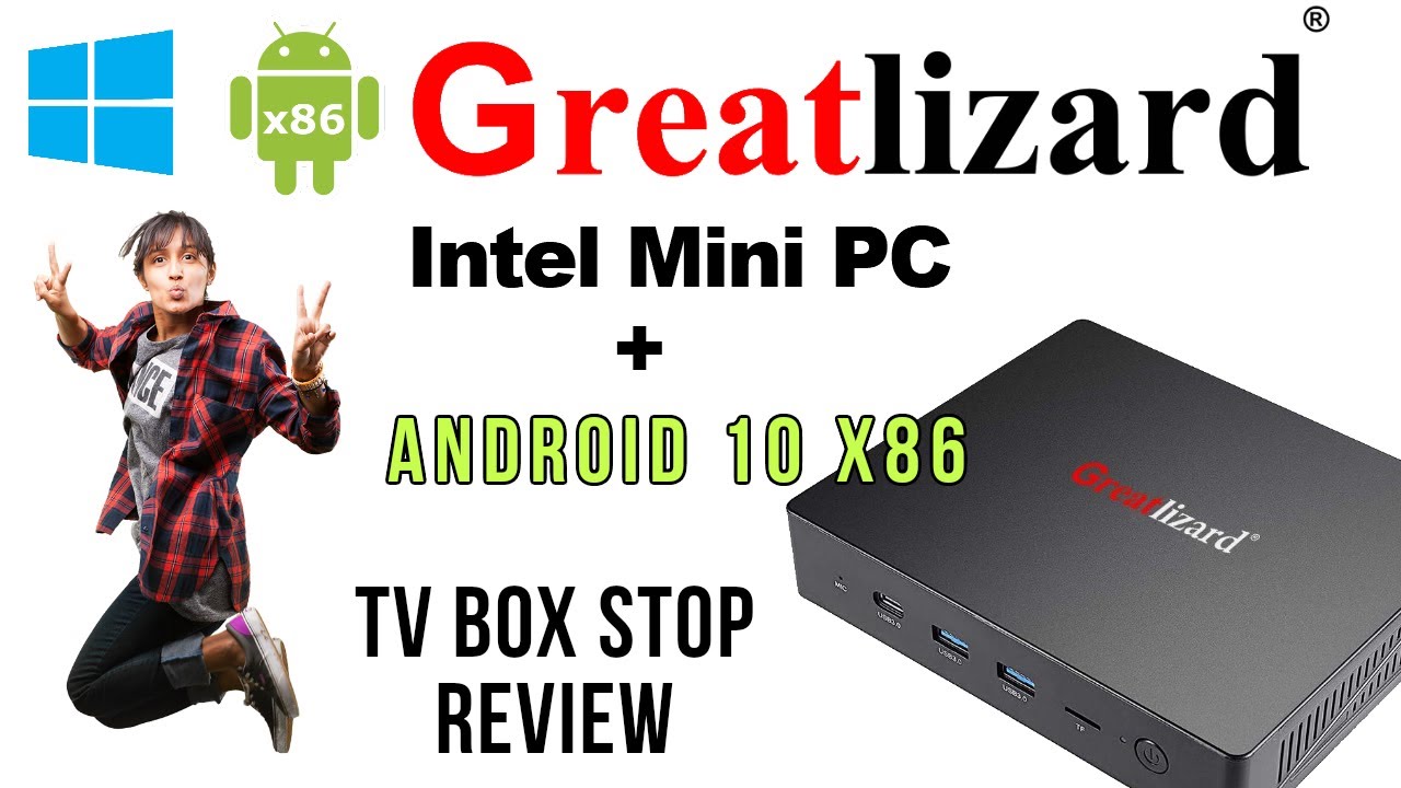 Greatlizard AL1 Intel Apollo Lake J3455 Windows 10 Mini PC Review - Dual Boot Android 10 X86
