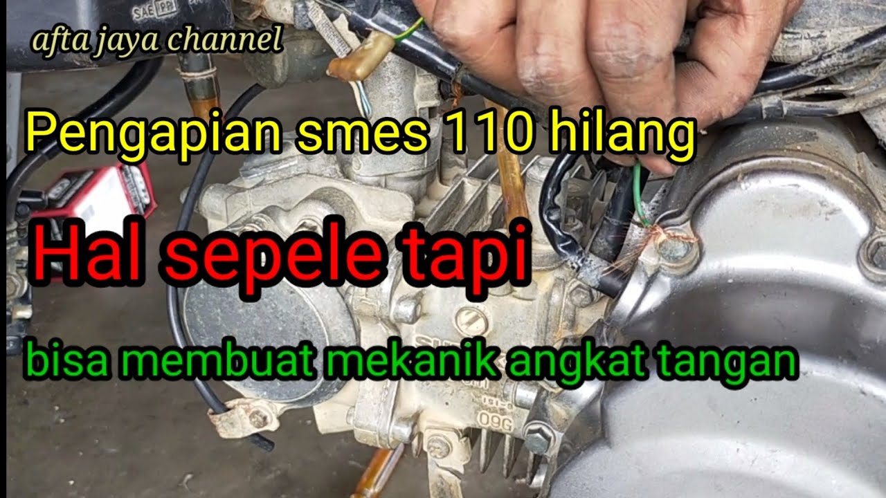 Pengapian motor suzuki smash 110 hilang
