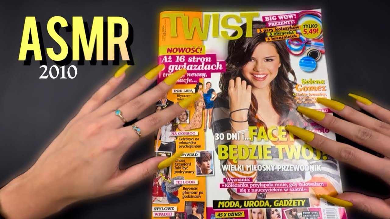 ASMR po polsku PRZEGLĄD GAZETKI TWIST Z 2010 ROKU ✨ bliski szept 