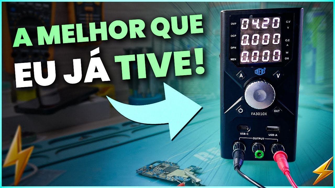 Mostrando a Melhor Fonte de Bancada Que Eu Já Comprei! (AFR FA3010)