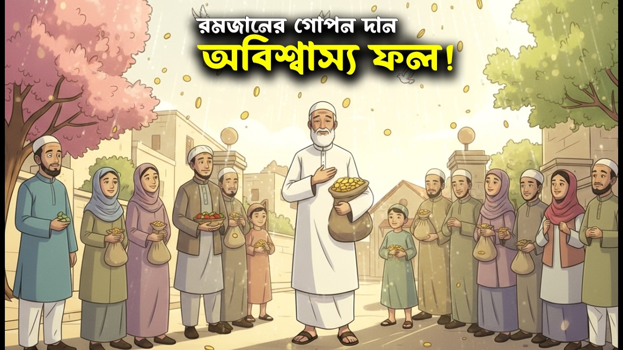 রমজানে গোপনে দান করলে কী হয়? | হৃদয়ছোঁয়া ইসলামিক গল্প | Ramadan Story | ইসলামিক গল্প ভান্ডার