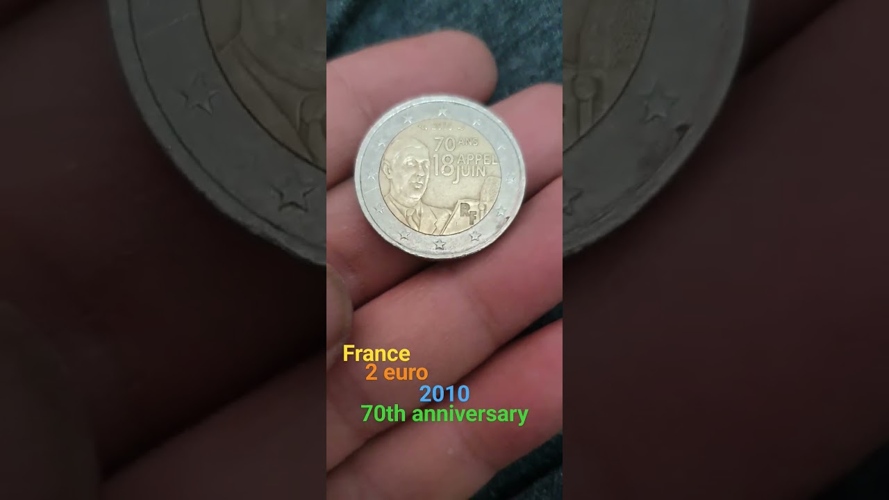 2 Euro France 2010 Commemorative Coin 