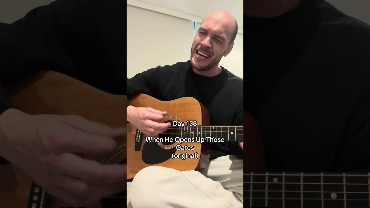 Day 158/365. When He Opens Up Those Gates written by me 