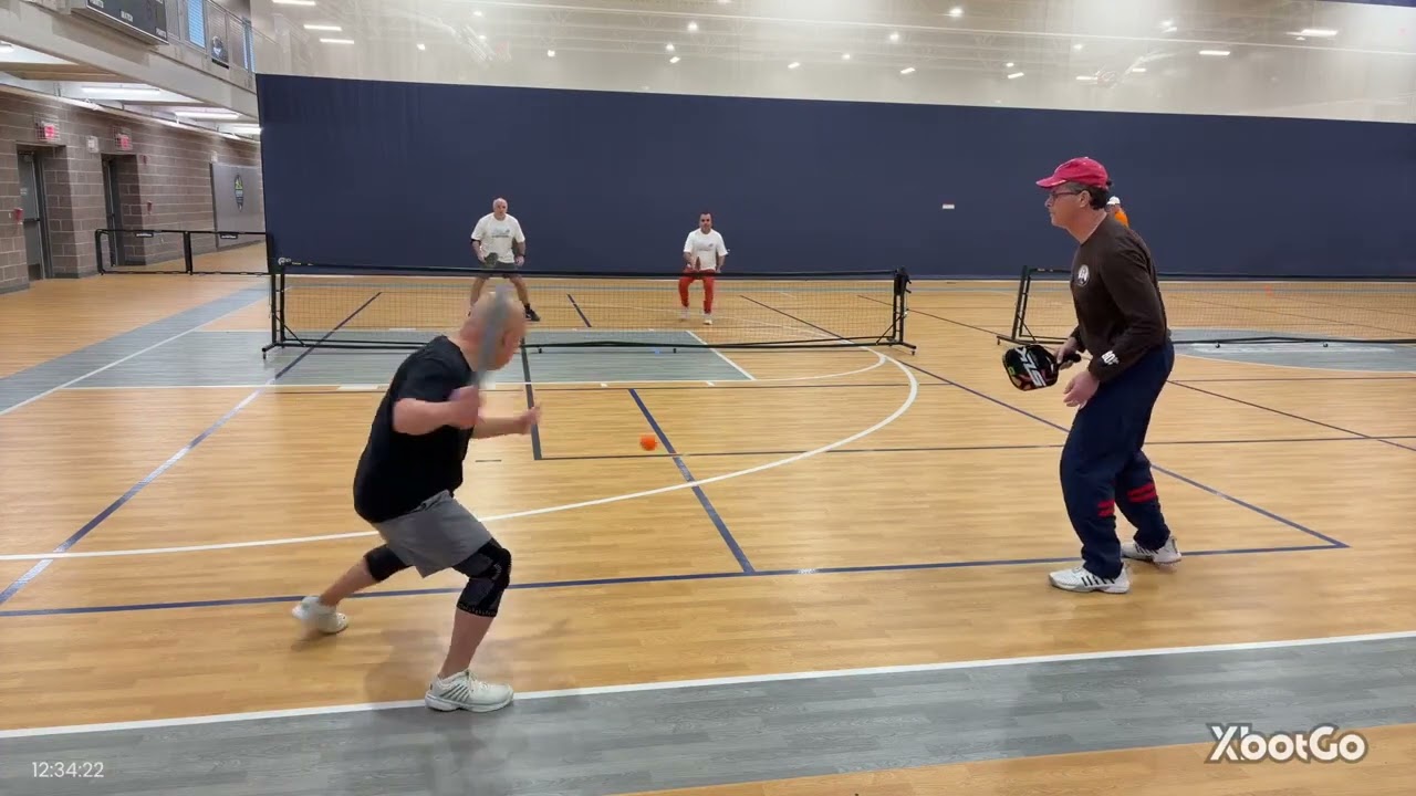 Team pressure men’s doubles Craig and Zubair ￼