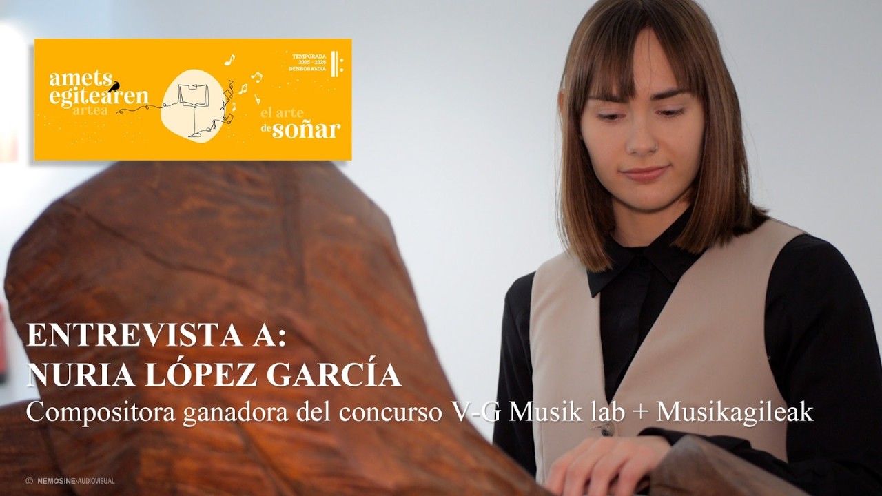 Esculpir el aire - Nuria López García I ENTREVISTA (V-G Musik Lab 2026)
