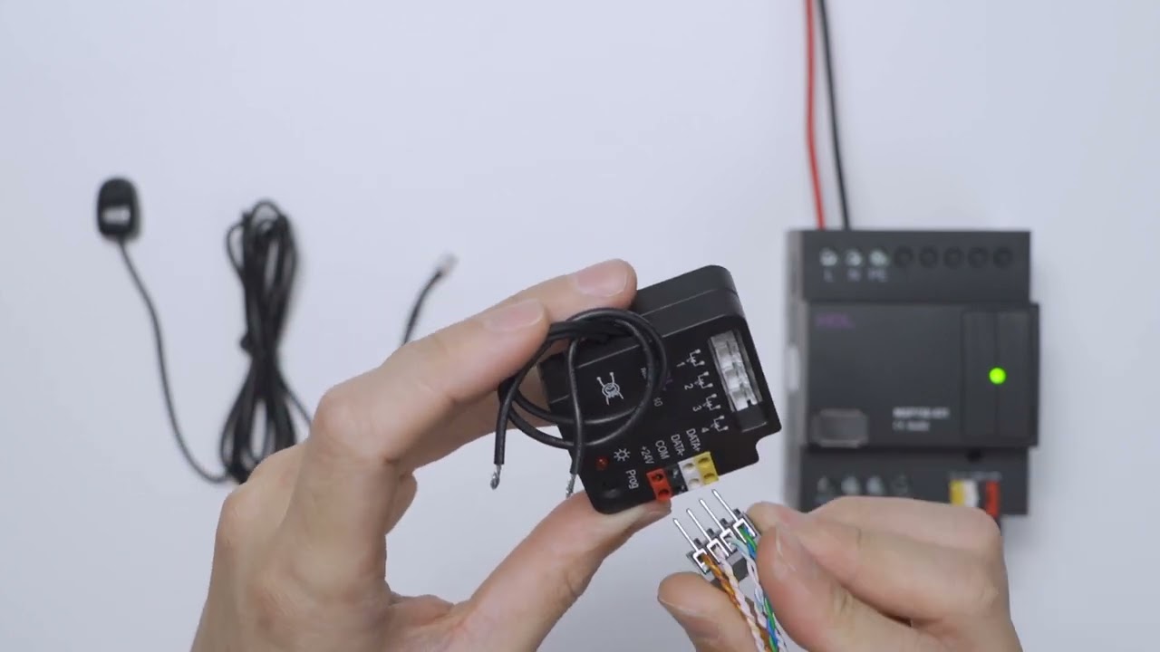 14 Wiring of Infrared Emitter  آموزش سیم کشی قطعات BUS Pro HDl