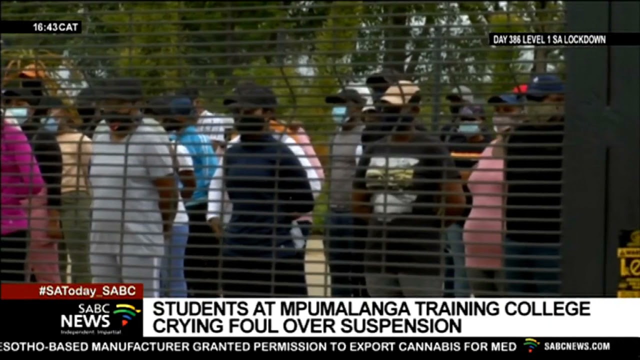 Students at Mpumalanga Traffic Training College in limbo after suspension of programme