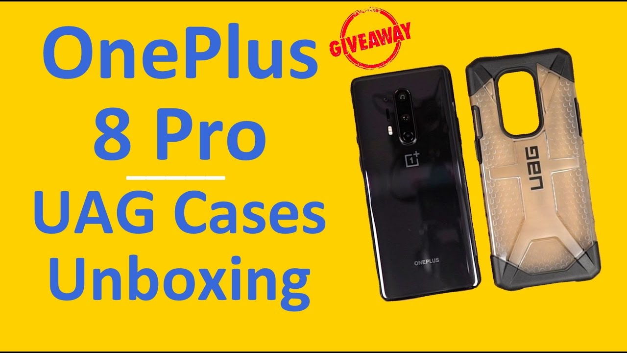 OnePlus 8 Pro UAG Cases Unboxing & Giveaway!