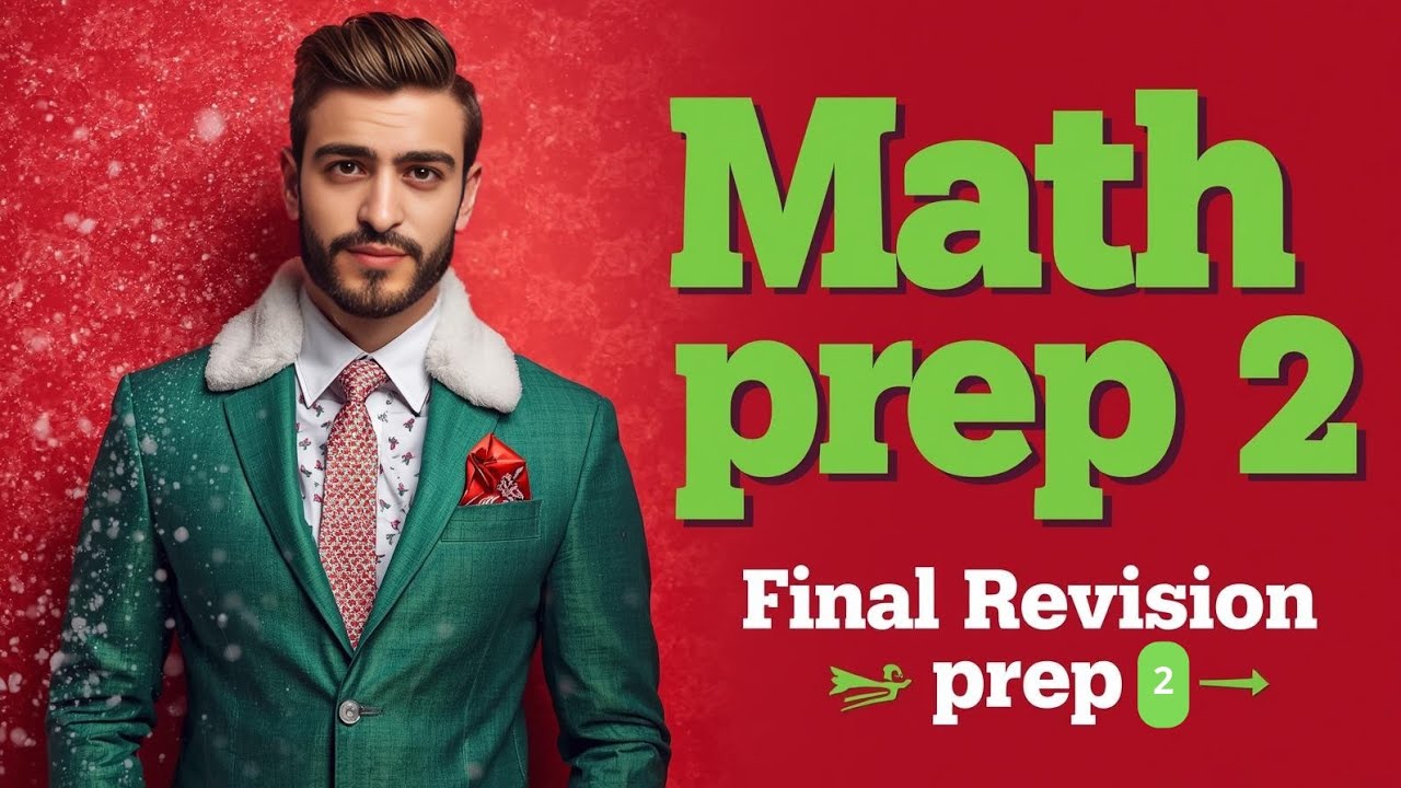 🔴 مراجعة ليلة الامتحان Math Prep 2 | شرح المنهج بالكامل + أقوى التوقعات النهائية 💯 2026 